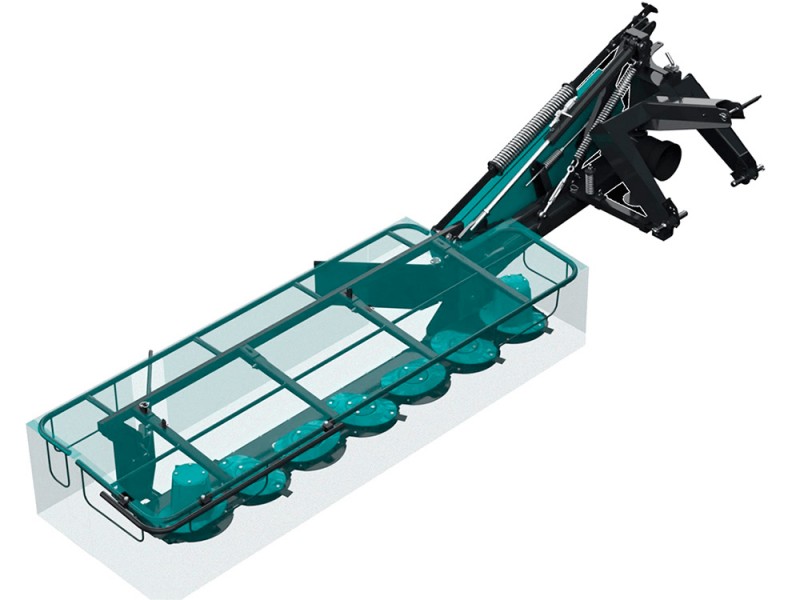 Навесная роторная  косилка RADIANA