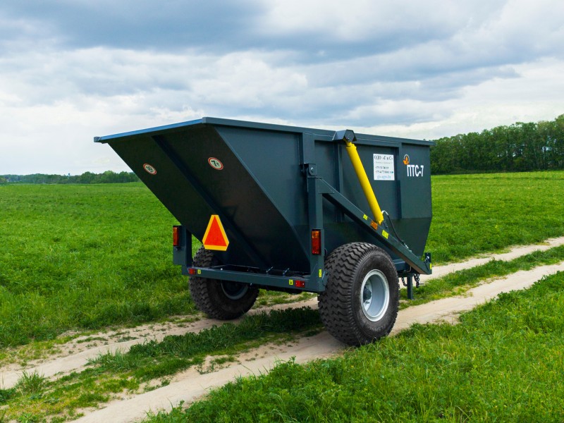 Полуприцеп тракторный самосвальный ПТС-7