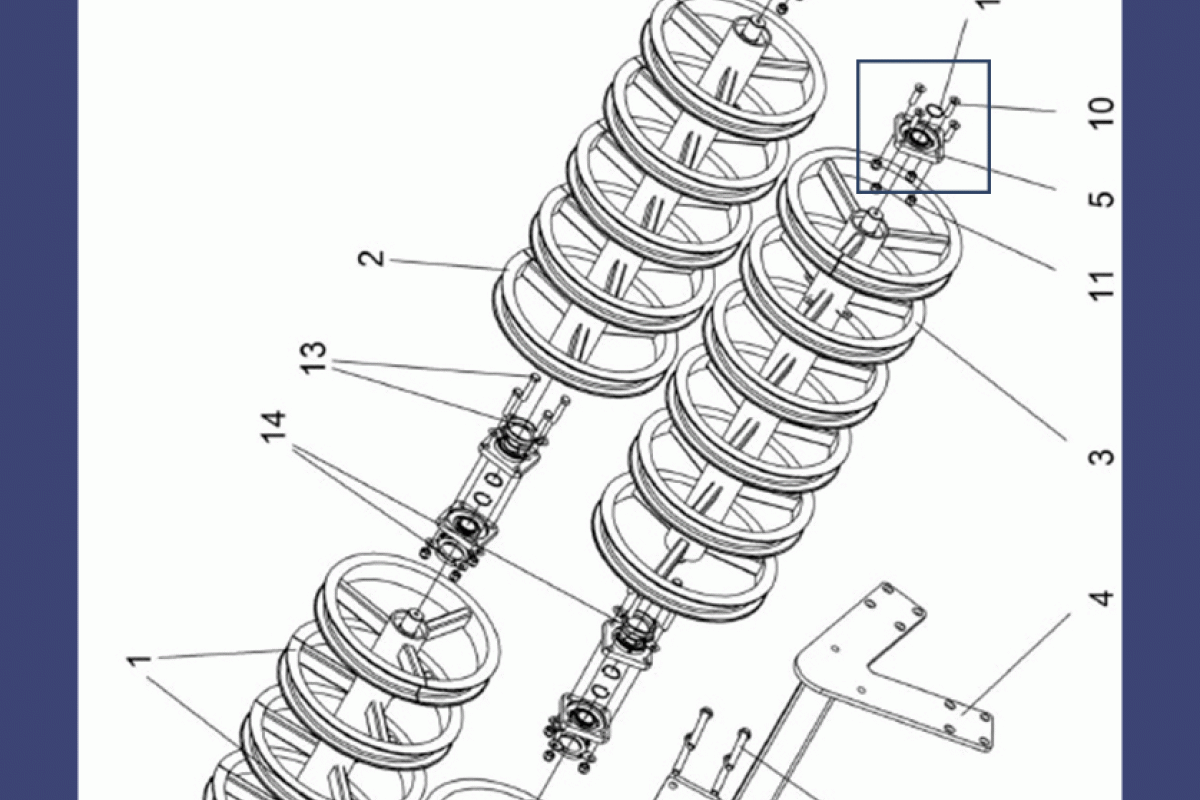 Корпус с подшипником UCF-209