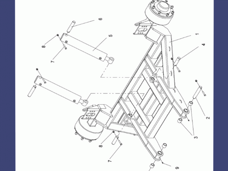 Гидроцилиндр шасси КГП