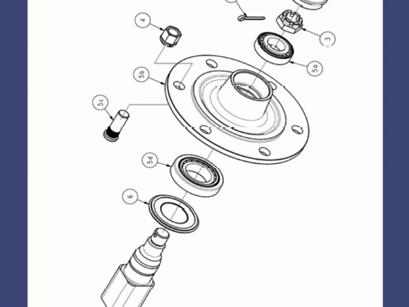 Крышка опорного колеса КГП, КШП, БДК
