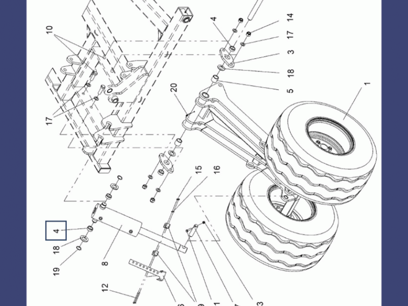 Крышка опорного колеса КГП, КШП, БДК