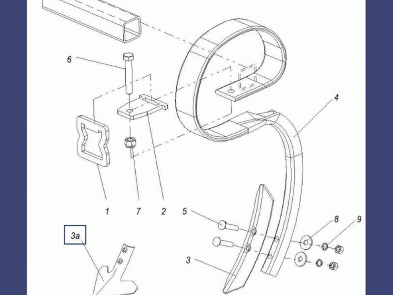 Лапа стрельчатая КШП, КШМ