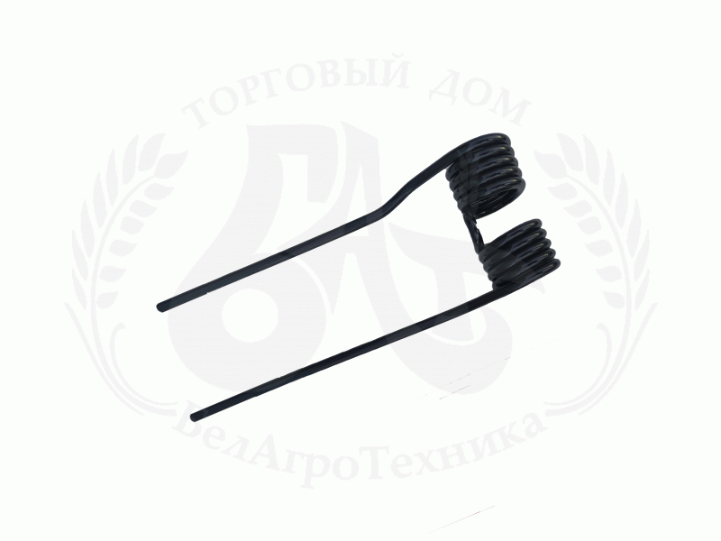 Зуб пружинный черного цвета левый