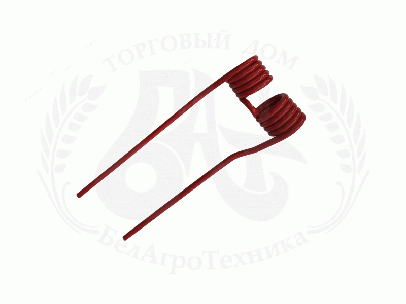 Зуб пружинный красного цвета правый