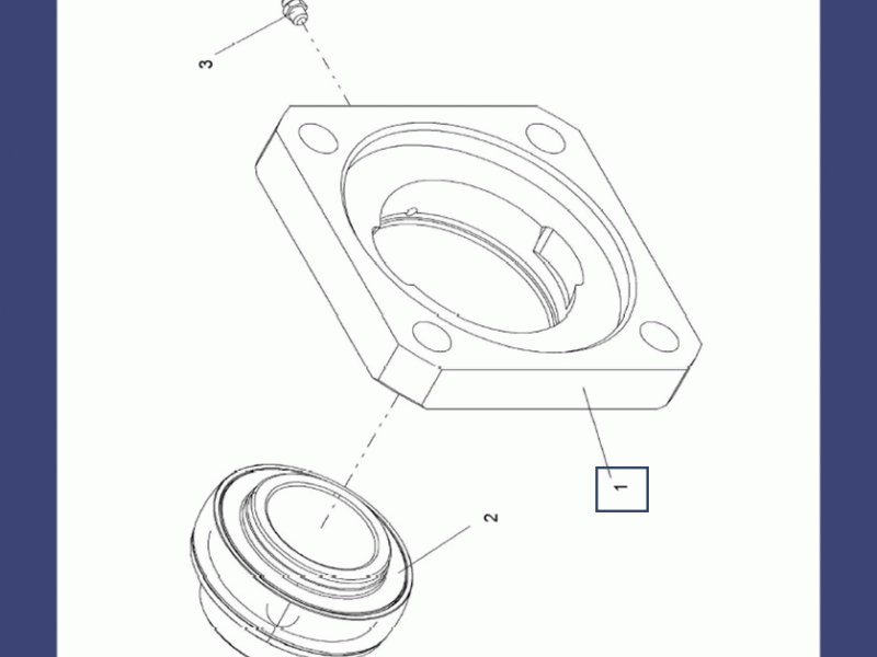 Стальной корпус подшипника катка КГП, КШП, БДК