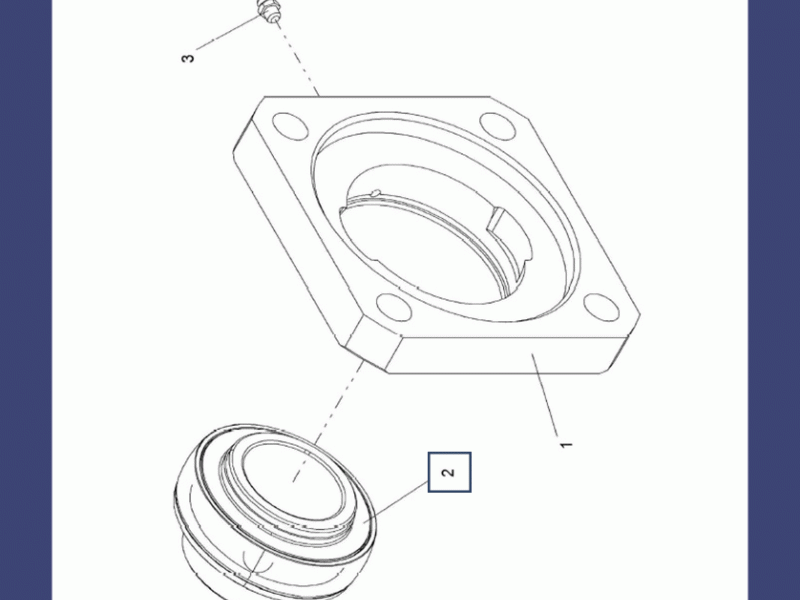 Подшипник опоры катка КГП, КШП, БДК